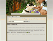 Tablet Screenshot of petaddress.com.au